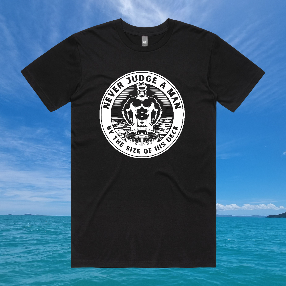 Size of his Deck tee