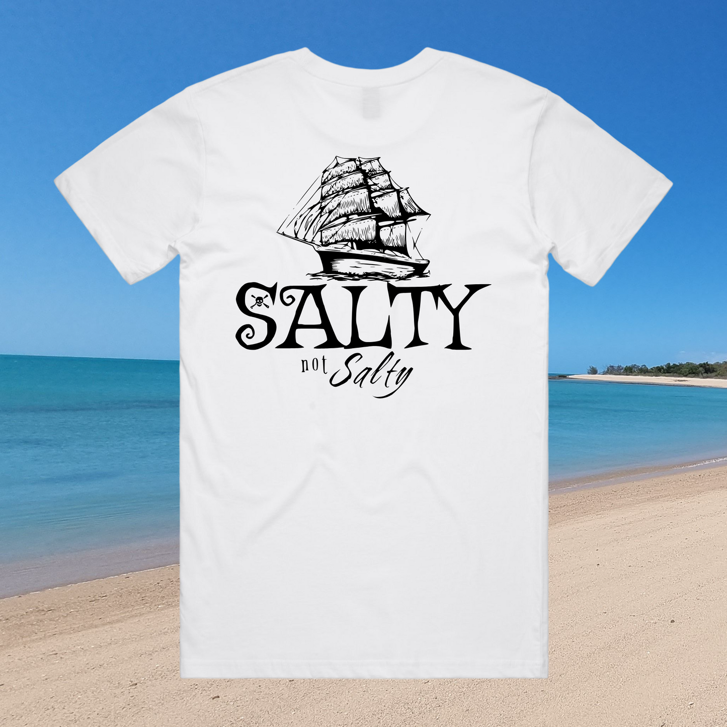 Salty not Salty Ship tee -front