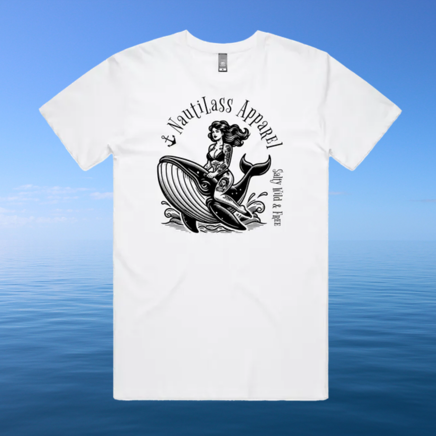 Salty Wild & Free tee - front
