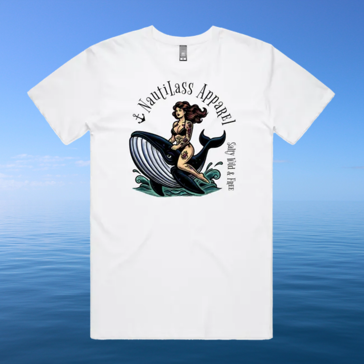 Salty Wild & Free colour tee