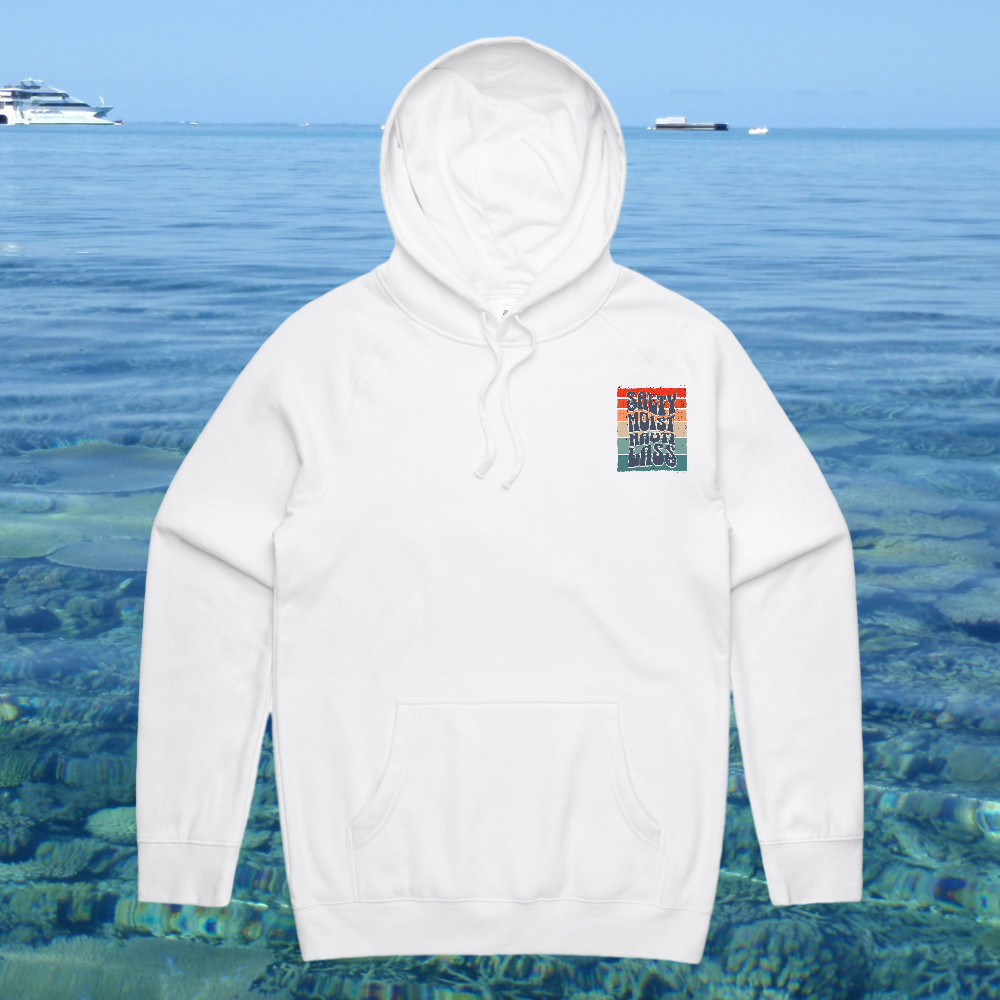 Salty Moist hoodie (stripes)