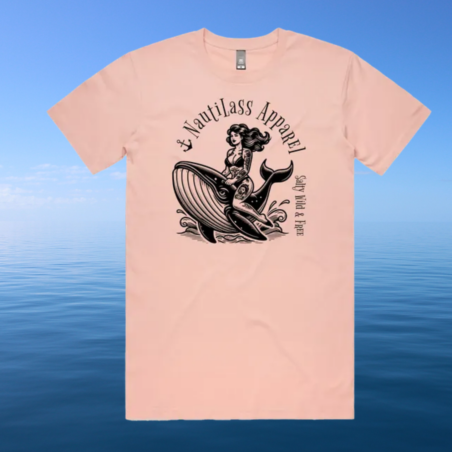 Salty Wild & Free tee - front