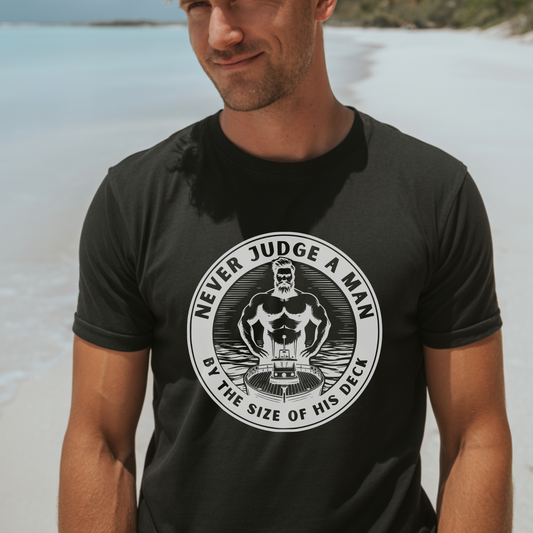 Size of his Deck tee