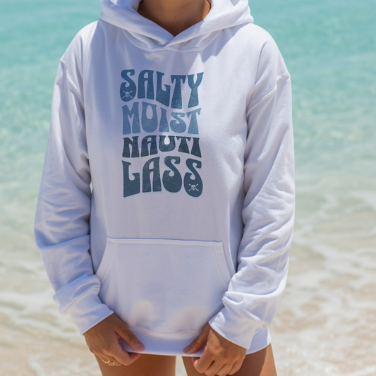 Salty Moist hoodie - front