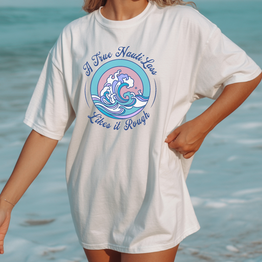 True Nauti Lass tee - front