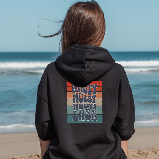 Salty Moist hoodie (stripes)