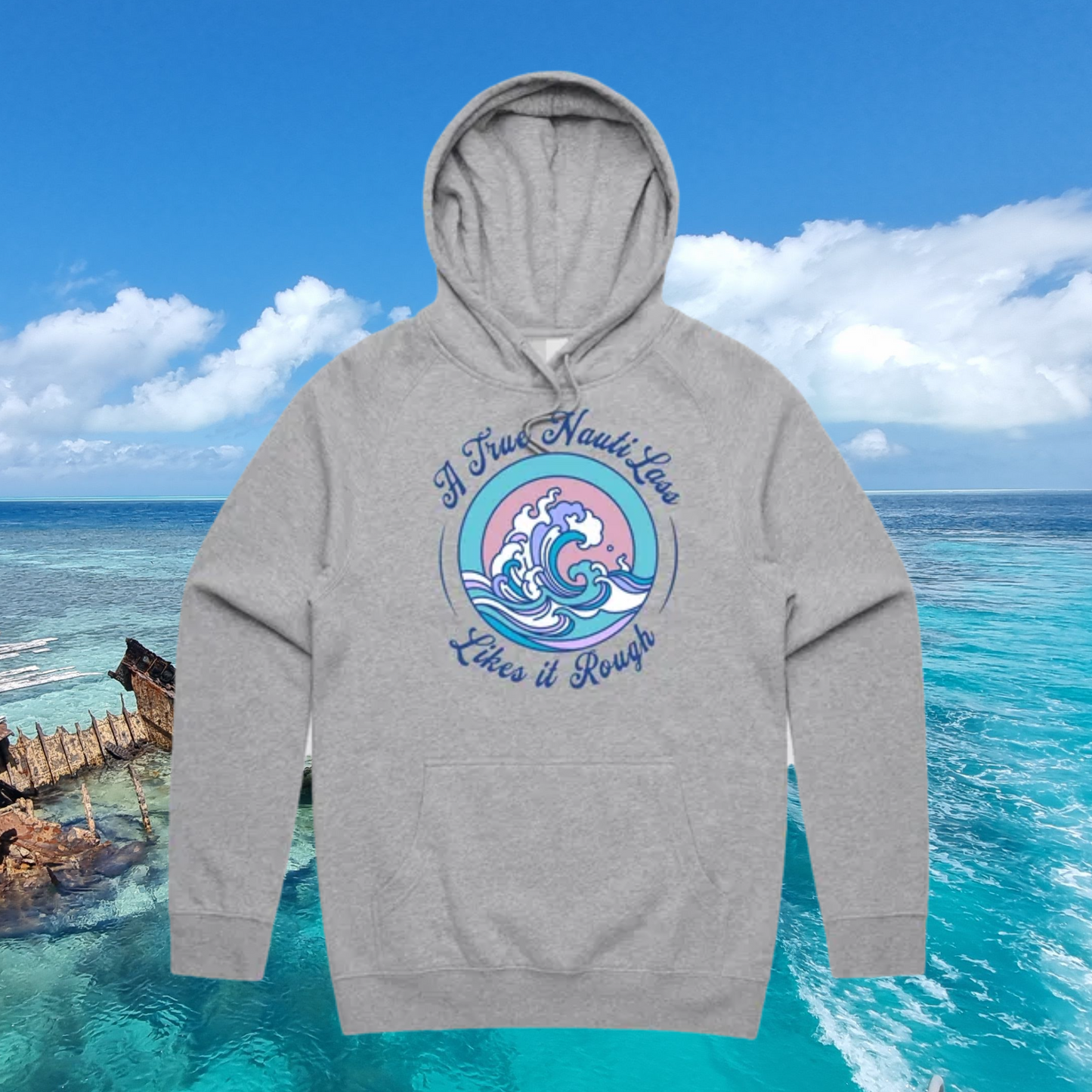 True Nauti Lass hoodie - front